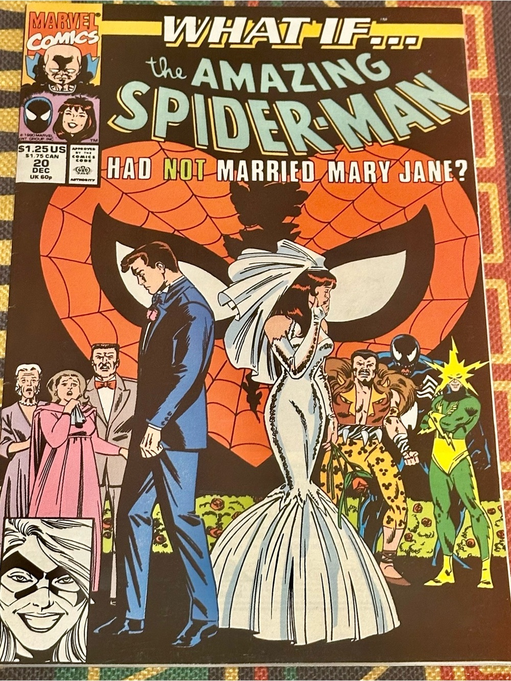 💥 What If? #20 Spider-Man Had Not Married Mary Jane (1990 Marvel Comics)